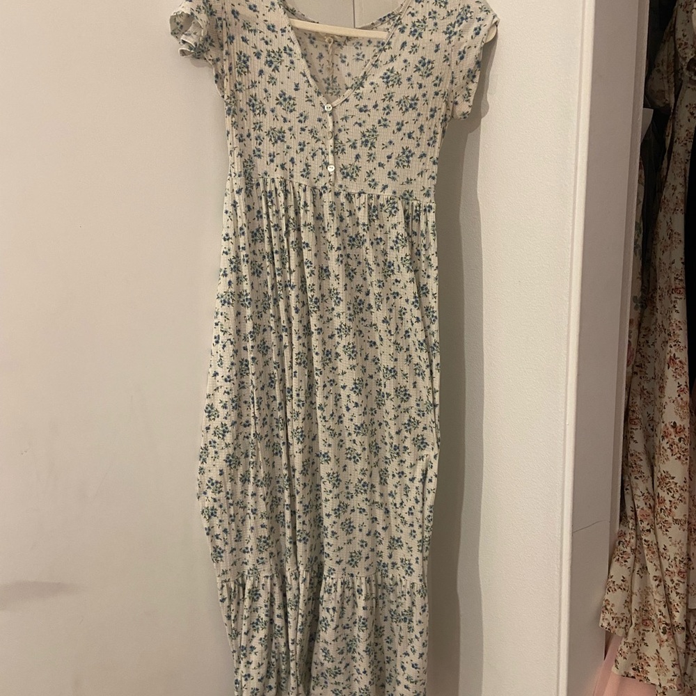 Floral Print Maxi Dress